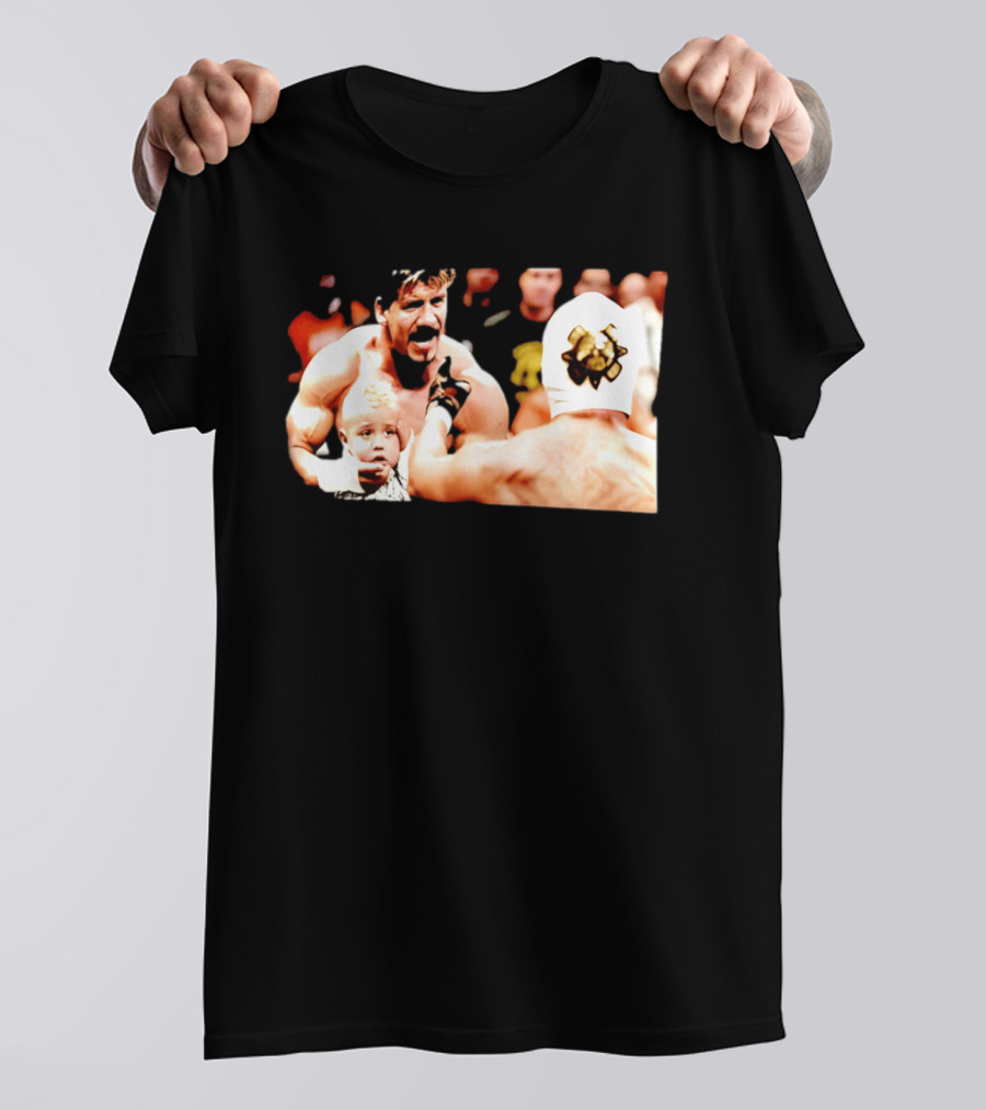 Eddie Guerrero Rey Mysterio Dominik Mysterio Custody Battle Iconic Wrestling Moment T-Shirt