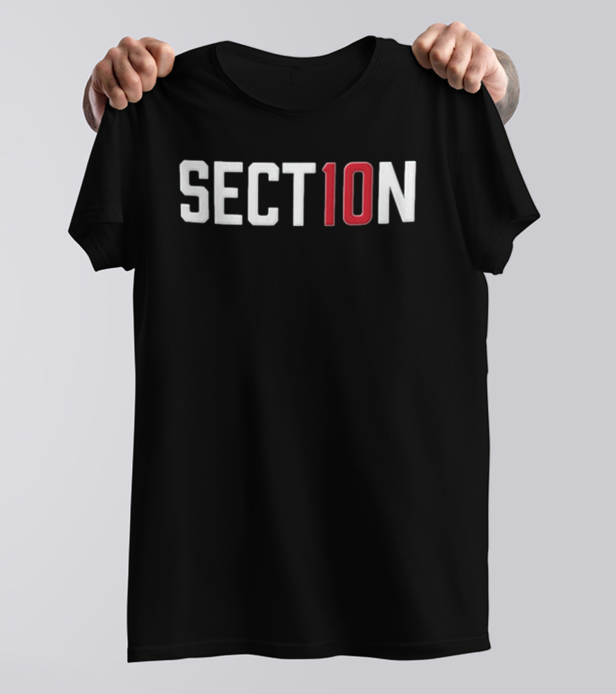 Red Sox Section 10 Night 2025 Jersey Giveaway Event T-Shirt