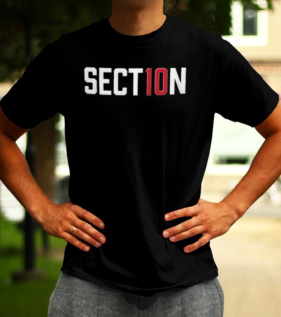 Red Sox Section 10 Night 2025 Jersey Giveaway Event T-Shirt
