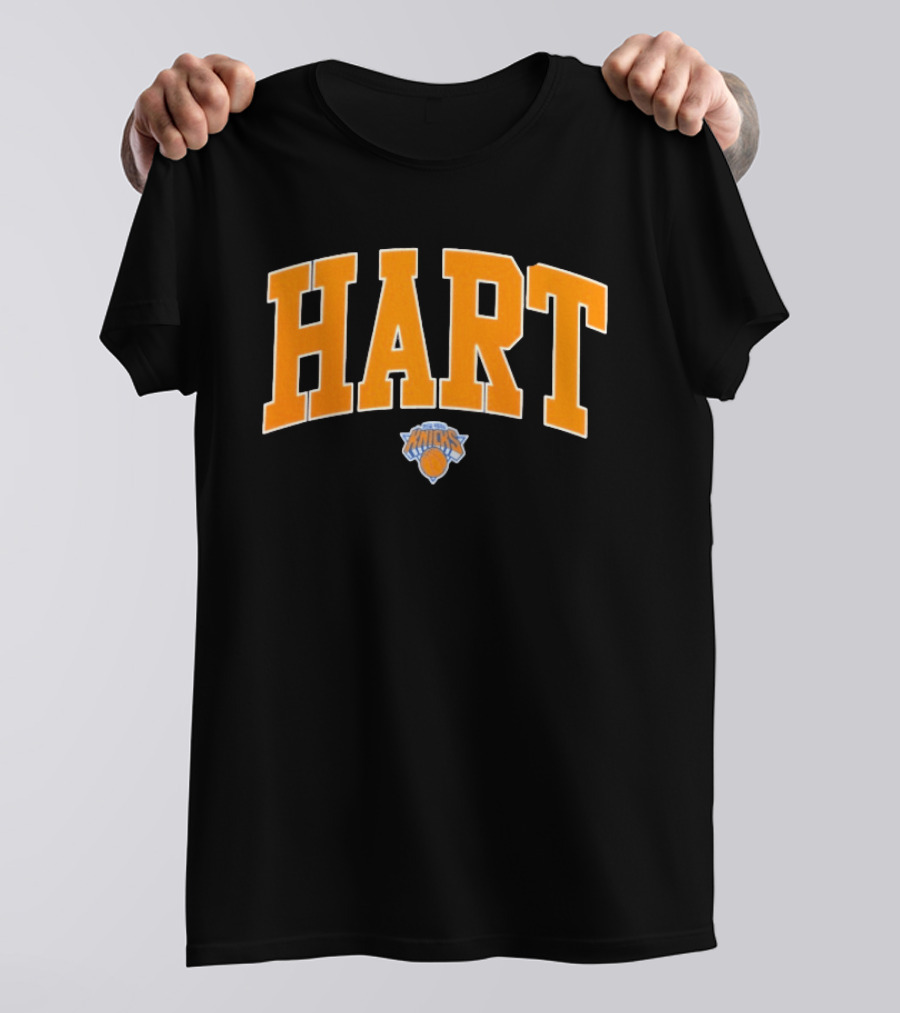 HART New York Knicks NBA Josh Hart Player Initials T-Shirt