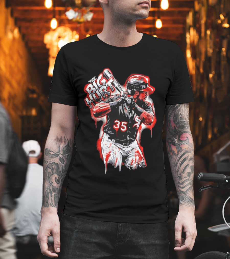 Frank Thomas The Big Hurt 35 Chicago White Sox T-Shirt