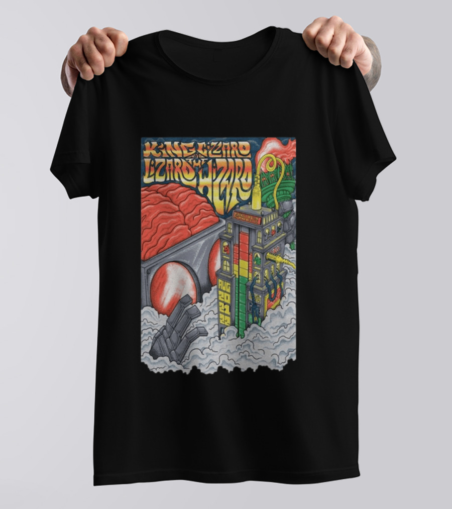 King Gizzard & The Lizard Wizard Forest Hills Stadium Queens NY August 2026 Concert T-Shirt