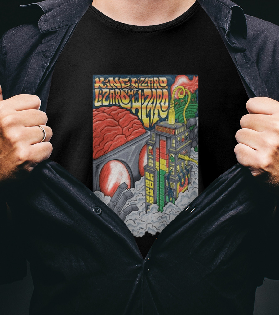 King Gizzard & The Lizard Wizard Forest Hills Stadium Queens NY August 2026 Concert T-Shirt