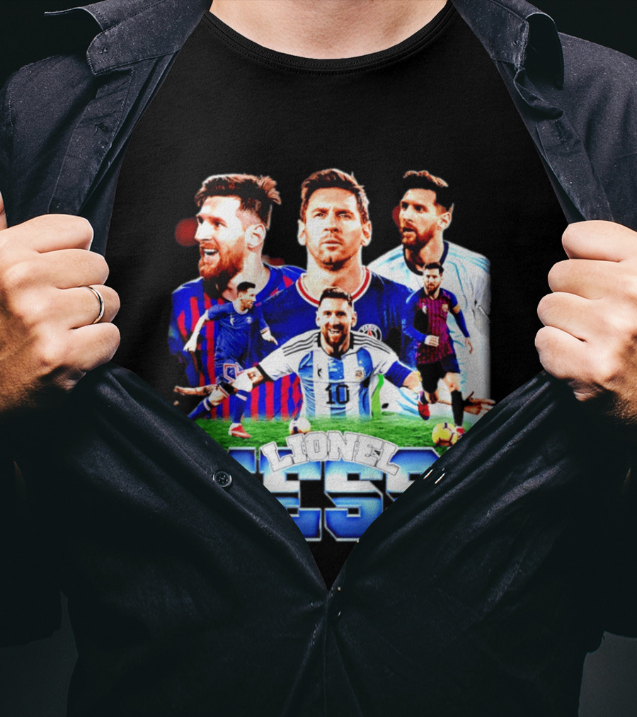 Lionel Messi Barcelona Paris Saint Germain Argentina Football Legend T-Shirt
