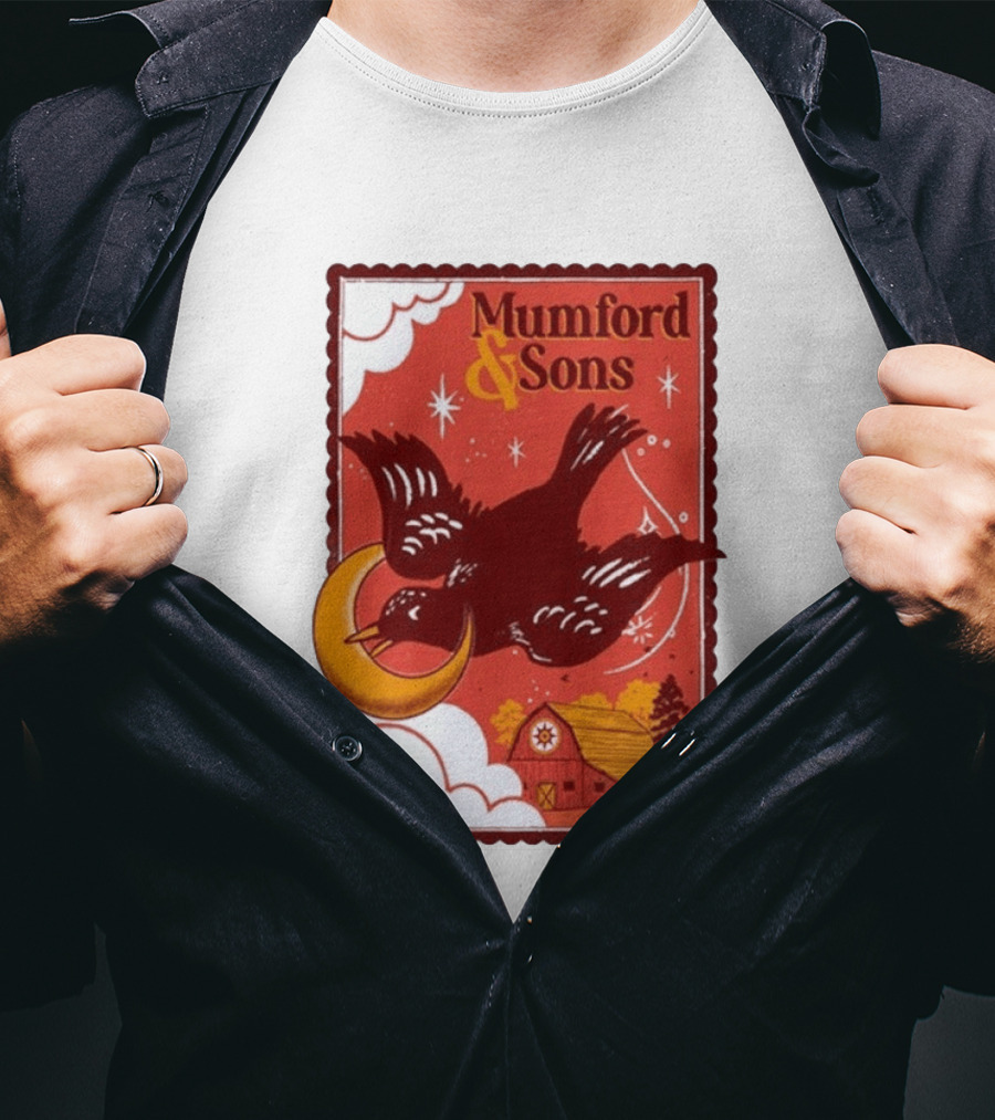 Mumford And Sons Concert June 20 2026 Hershey PA Barn And Bird T-Shirt