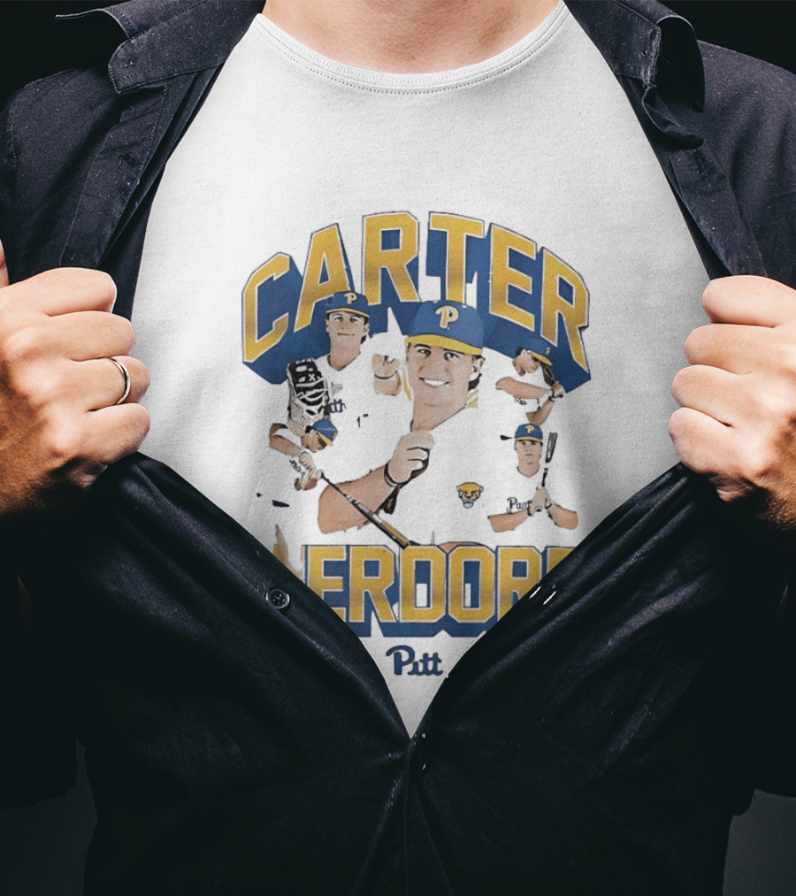 Carter Dierdorff Pitt Baseball Panthers NCAA T-Shirt