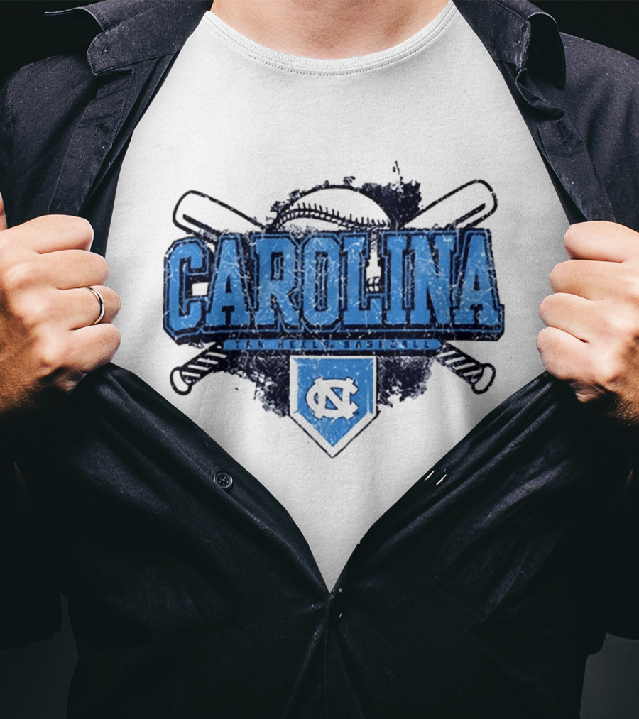 North Carolina Tar Heels Baseball UNC NCAA Carolina Tar Heels T-Shirt