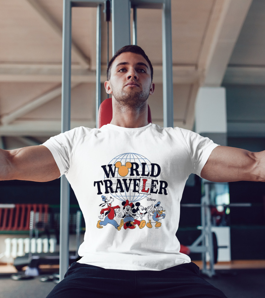 World Traveler Disney Mickey Mouse And Friends T-Shirt