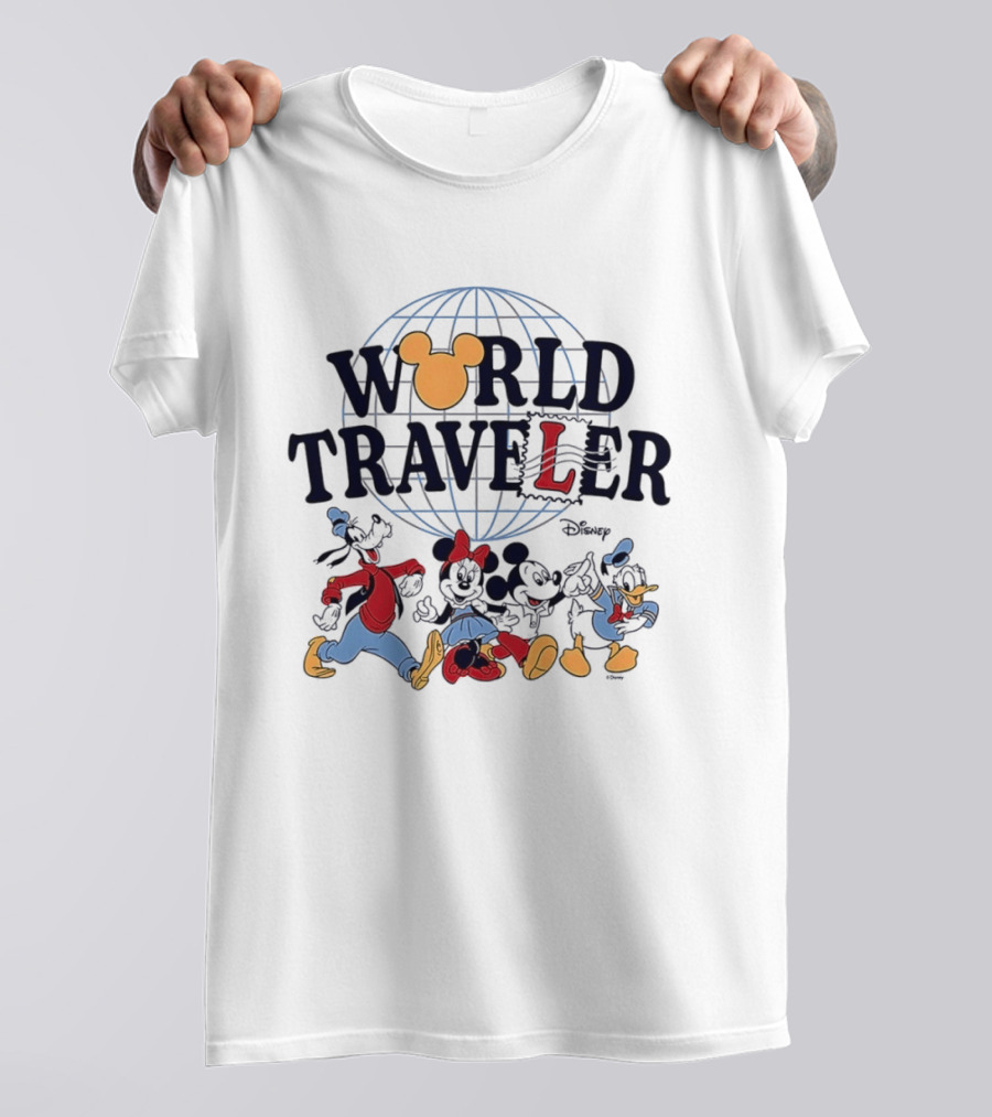 World Traveler Disney Mickey Mouse And Friends T-Shirt