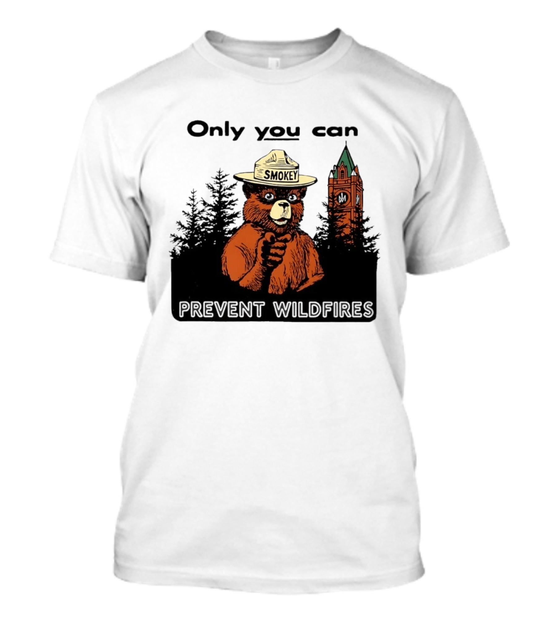 Only You Can Prevent Wildfires Smokey Bear X Montana Collaboration T-Shirt