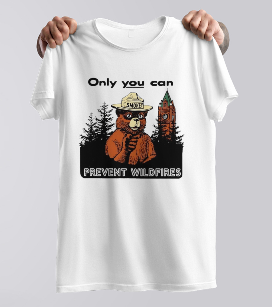 Only You Can Prevent Wildfires Smokey Bear X Montana Collaboration T-Shirt