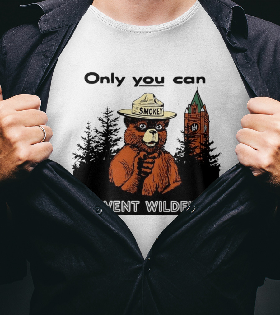 Only You Can Prevent Wildfires Smokey Bear X Montana Collaboration T-Shirt