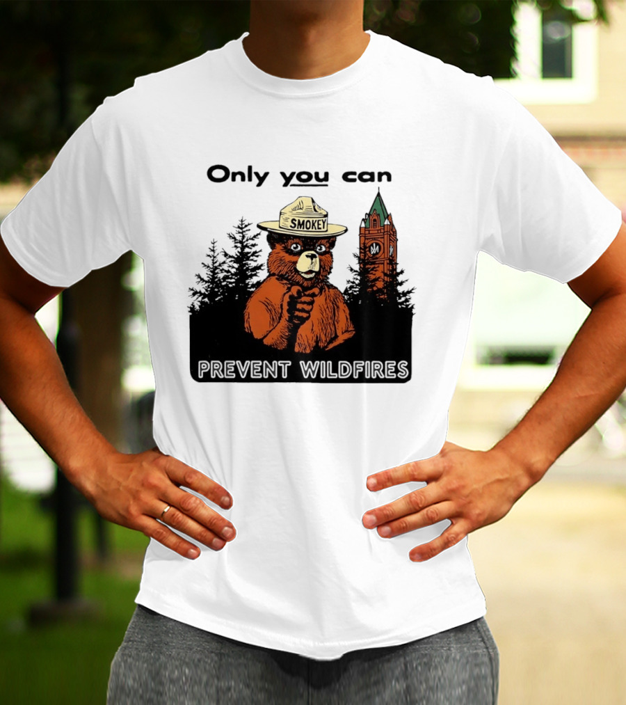 Only You Can Prevent Wildfires Smokey Bear X Montana Collaboration T-Shirt