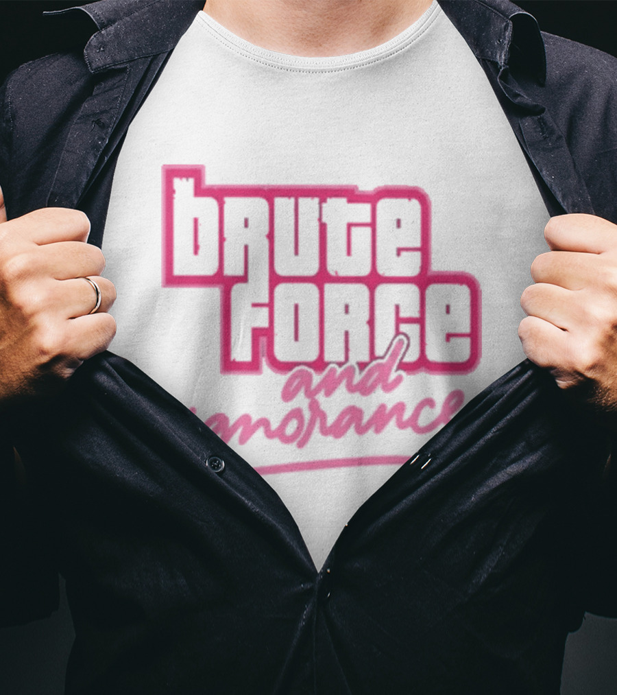 Brute Force And Ignorance The Fat Electrician T-Shirt