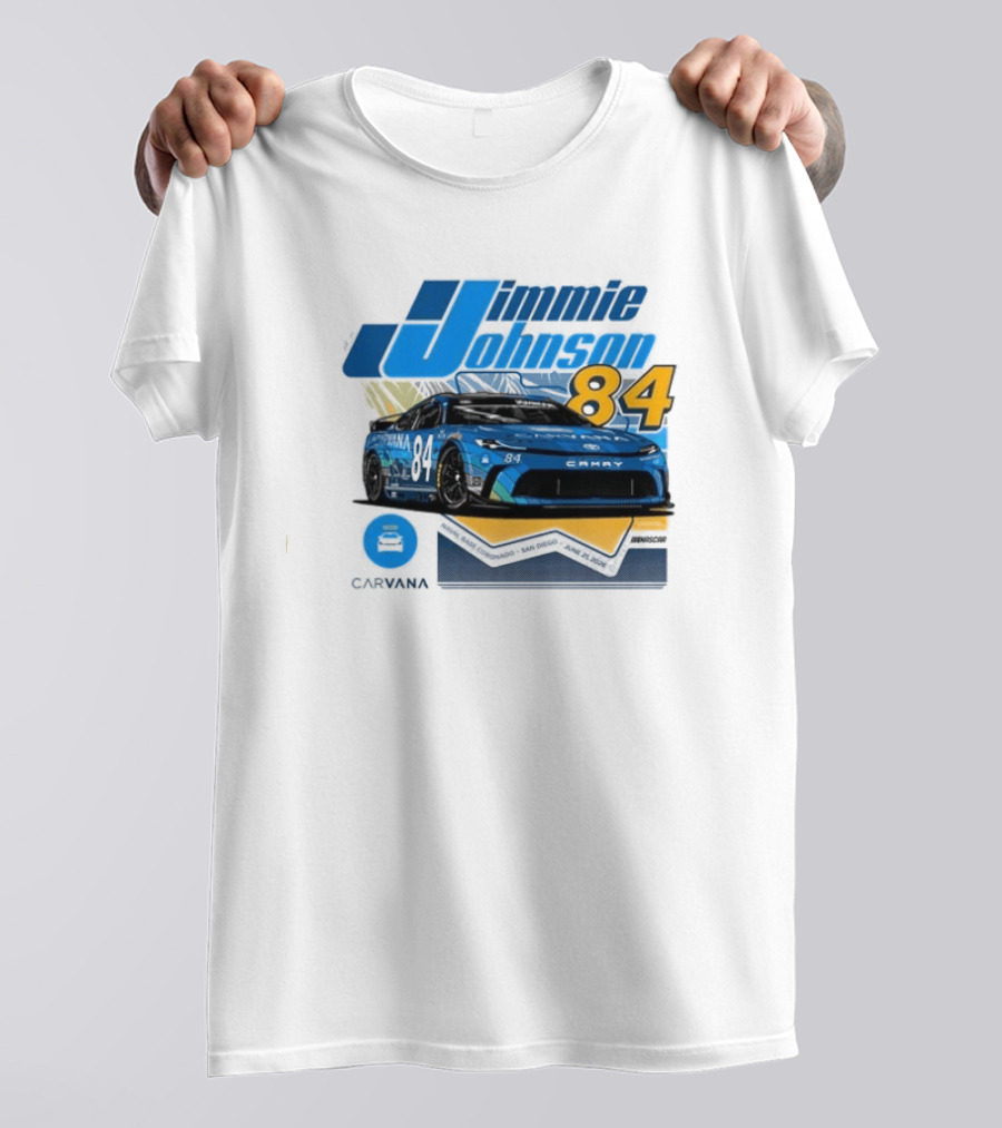 Jimmie Johnson 84 Carvana San Diego Paint Scheme 2026 T-Shirt