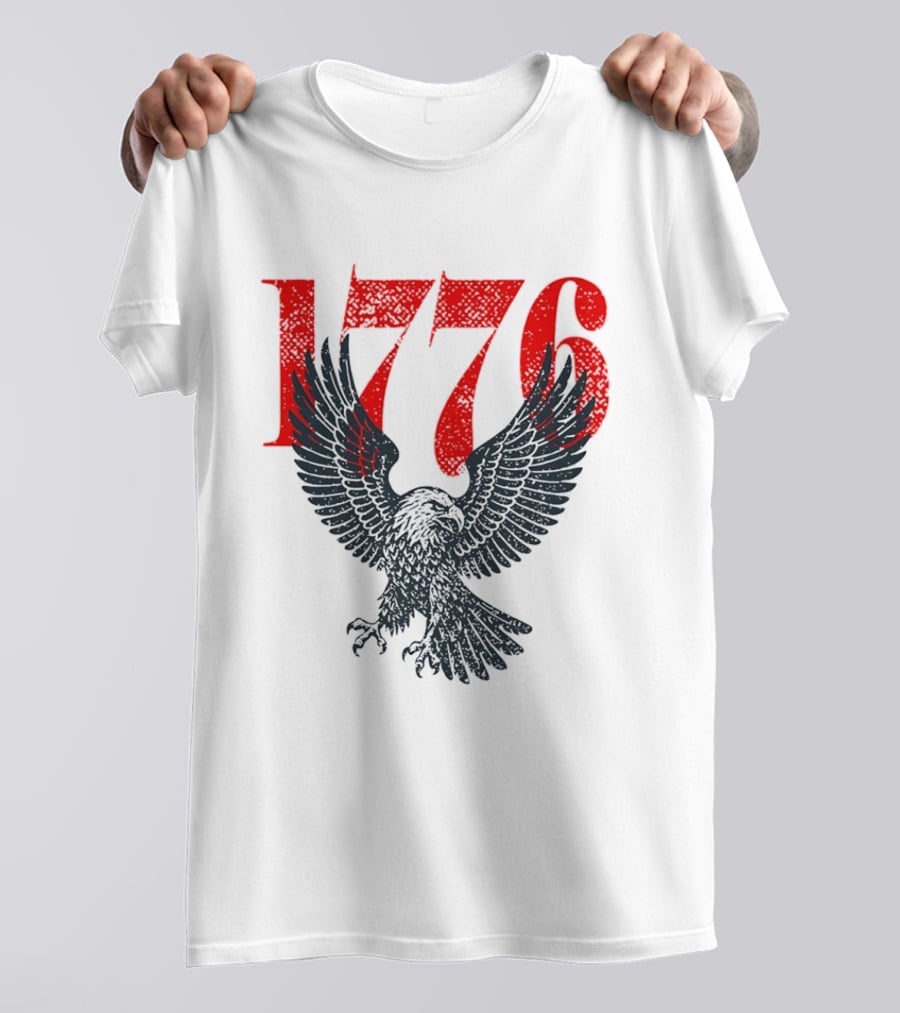 1776 250th Anniversary Bald Eagle USA T-Shirt