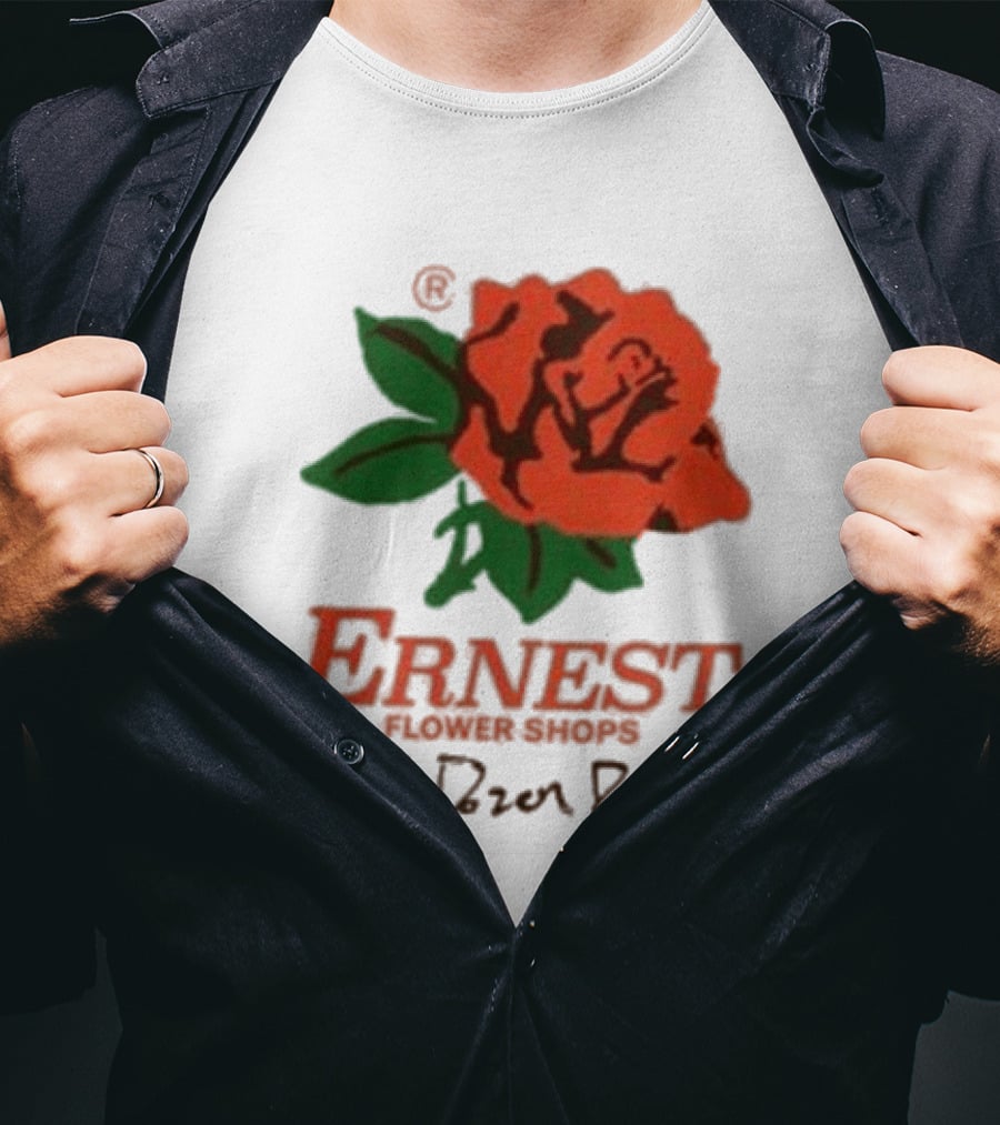 Ernest Flower Shops Two Dozen Roses Rose T-Shirt