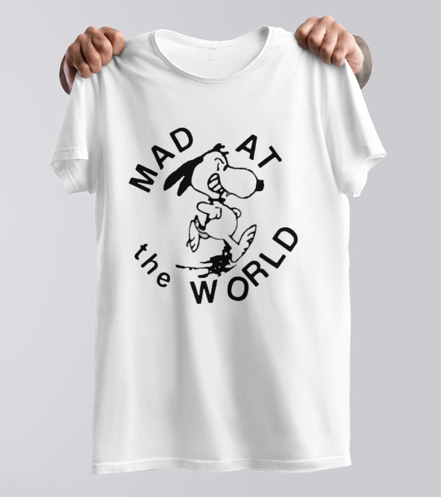 Snoopy Mad At The World Peanuts T-Shirt