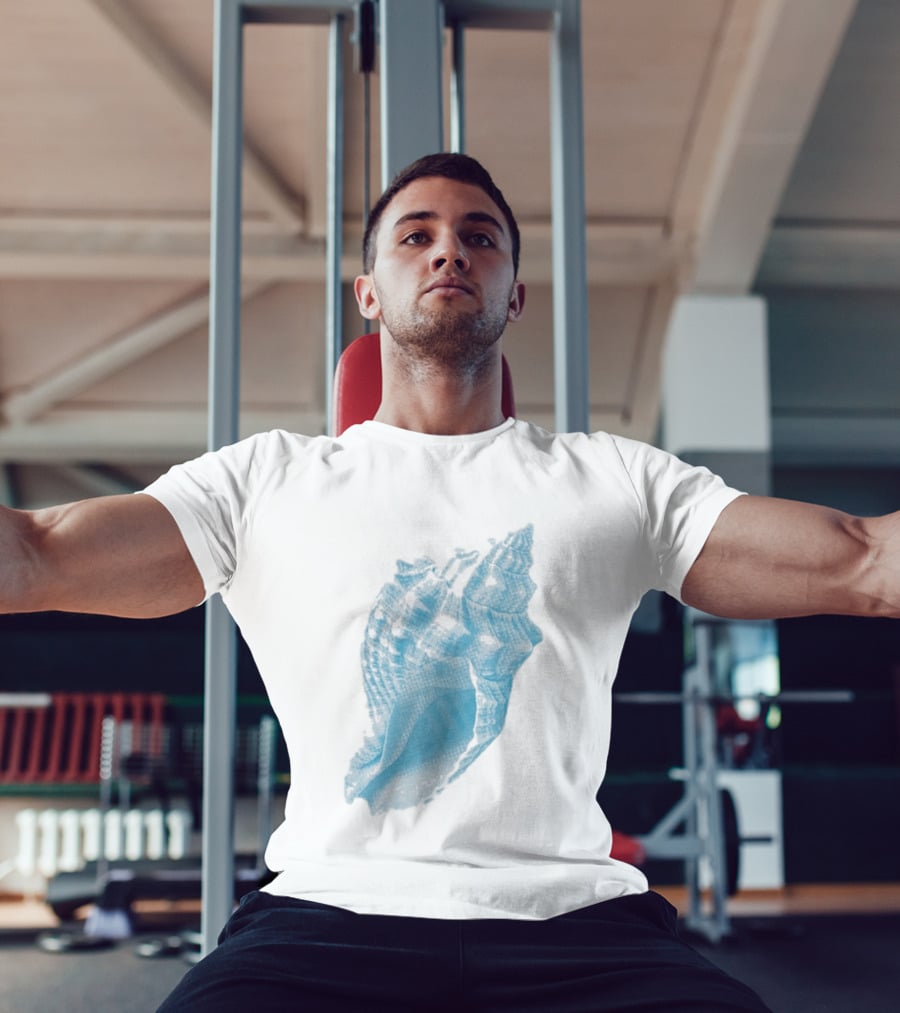 Sonder Haus Ocean Blue Conch T-Shirt