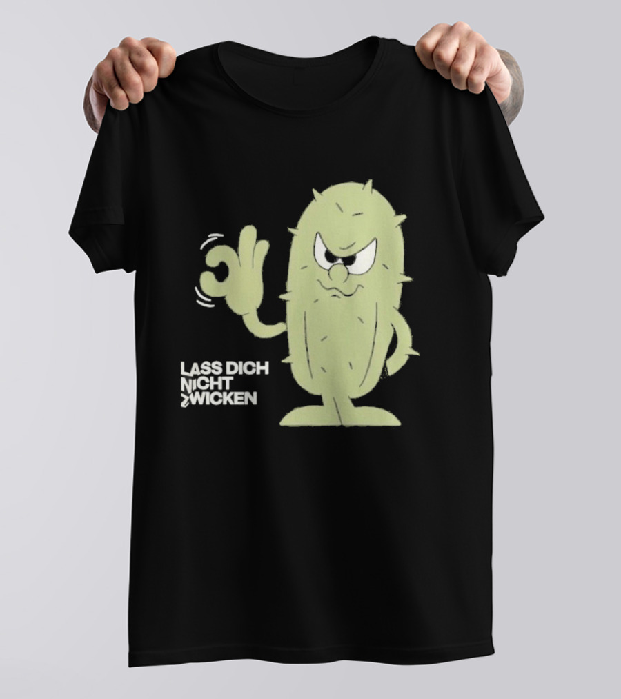 Lustiger Kaktus Lass Dich Nicht Zwicken T-Shirt