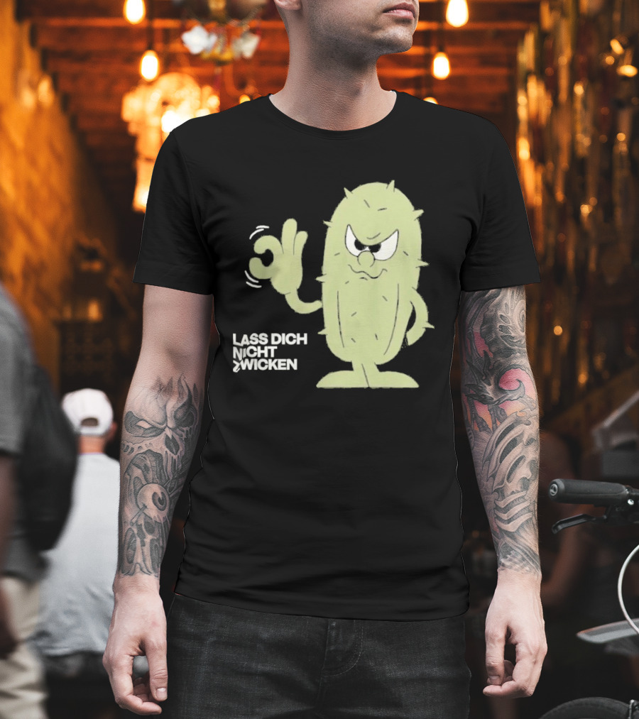 Lustiger Kaktus Lass Dich Nicht Zwicken T-Shirt