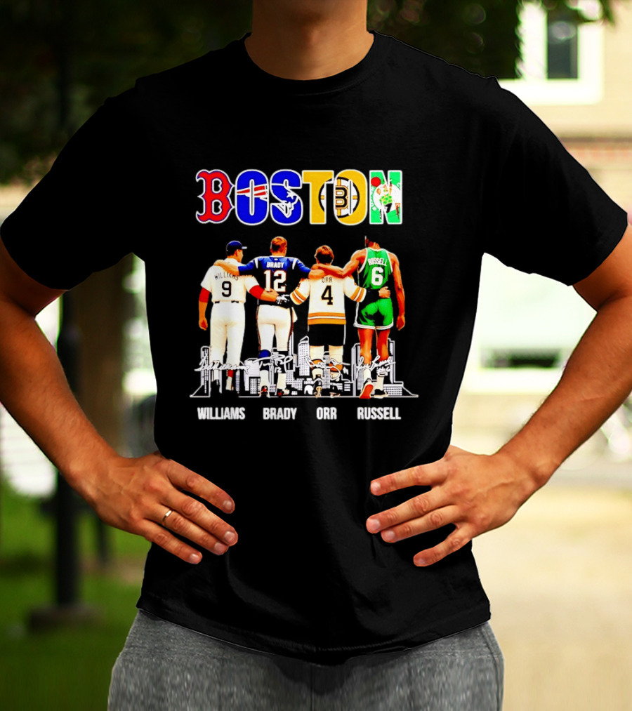Boston Williams Brady Orr Russell Sports Legends T-Shirt
