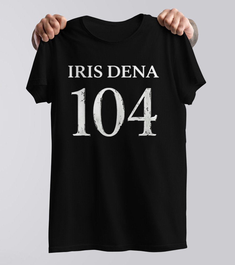 IRIS DENA 104 Metallic Numbers T-Shirt