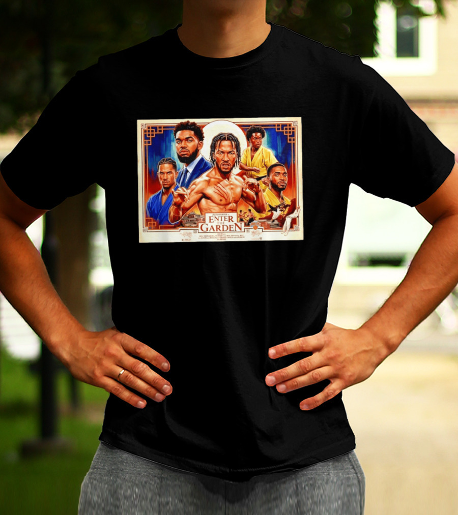 Jalen Brunson Enter The Garden Movie Martial Arts T-Shirt