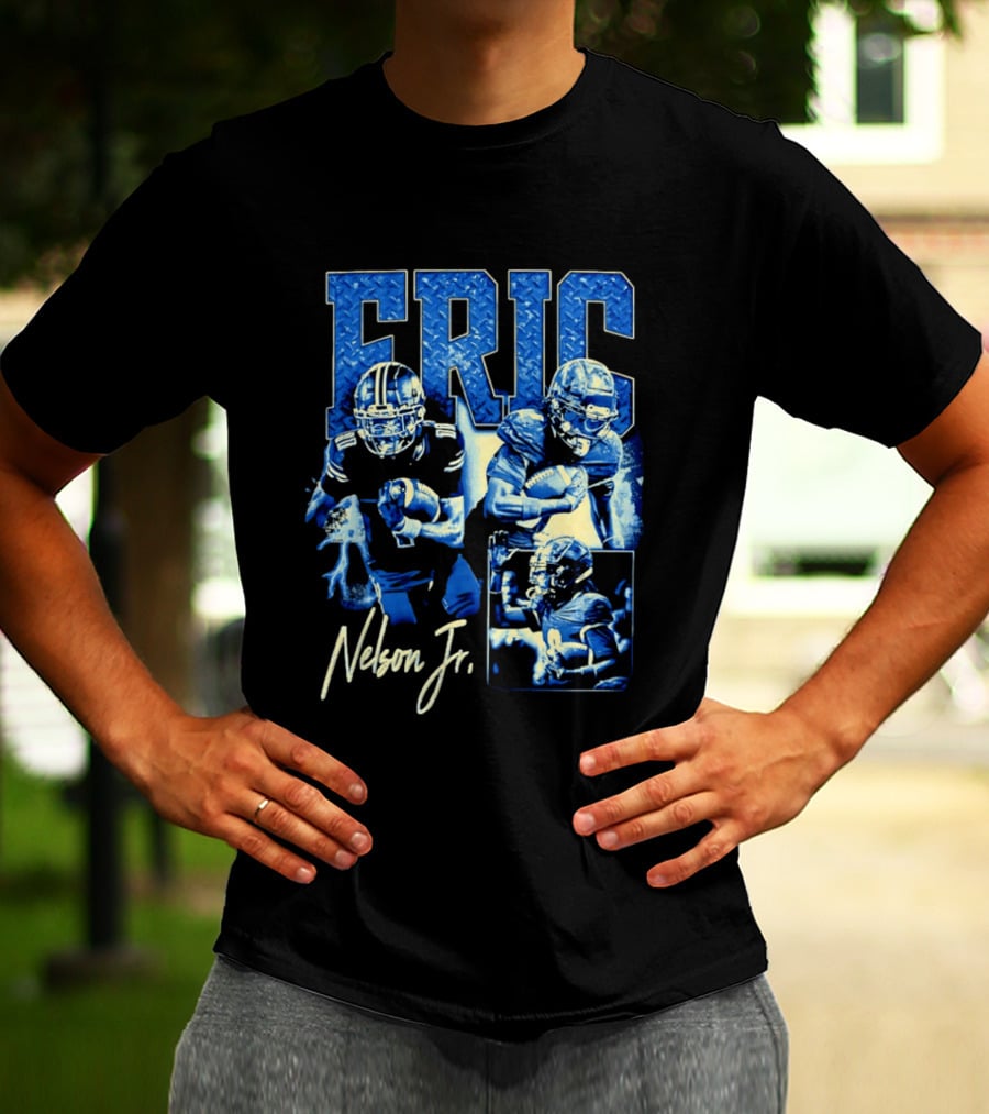 Eric Nelson Jr Football Wildcats New Hampshire T-Shirt
