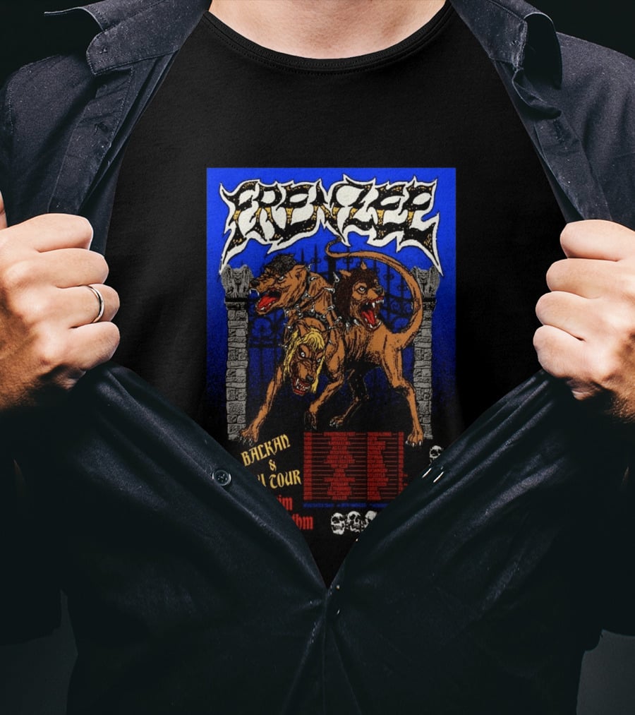 Frenzee Balkan And EU Tour 2026 With Grim Rhythm T-Shirt