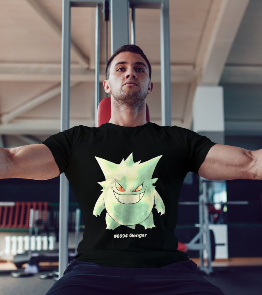 Gengar Pokemon 0094 Shadow Pokemon Ghost Type T-Shirt
