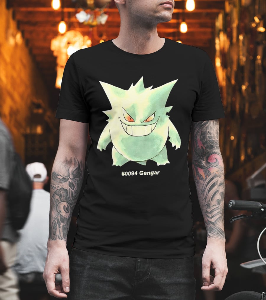 Gengar Pokemon 0094 Shadow Pokemon Ghost Type T-Shirt