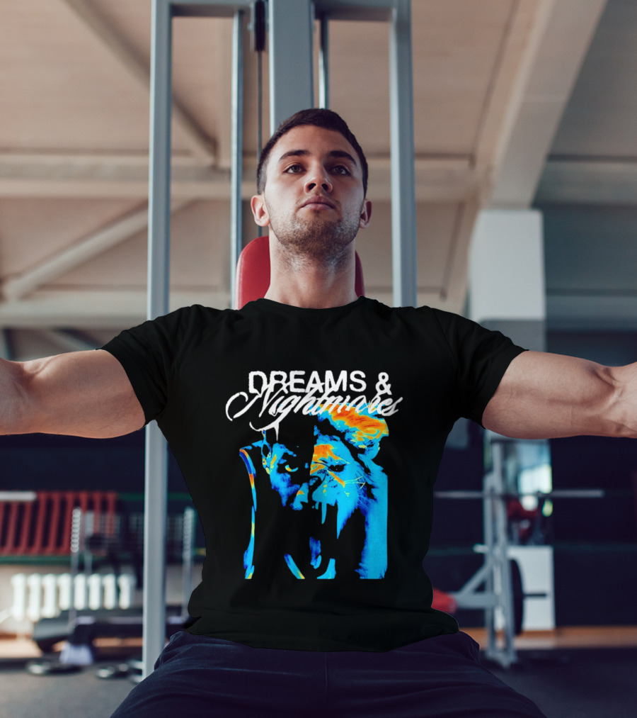 LeBron James Los Angeles Lakers Dreams Nightmares Watercolor Artistry T-Shirt