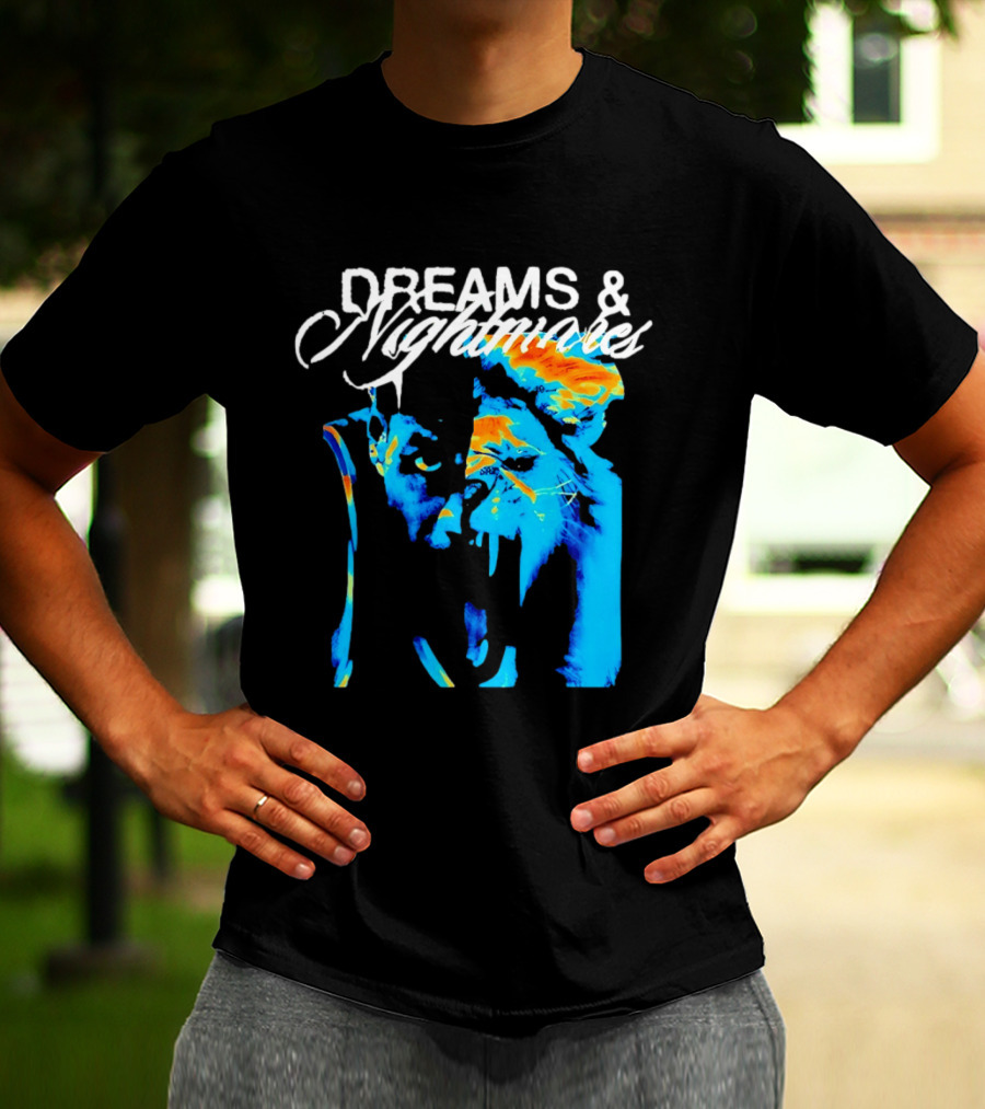 LeBron James Los Angeles Lakers Dreams Nightmares Watercolor Artistry T-Shirt
