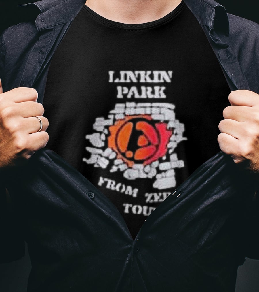 Linkin Park Deus Ex Machina Madrid Spain 2026 From Zero Metal Worker T-Shirt