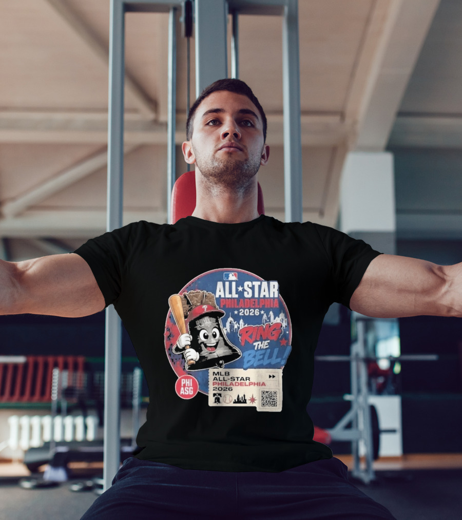 Philadelphia MLB All Star Game 2026 Ring The Bell Liberty Bell Baseball T-Shirt