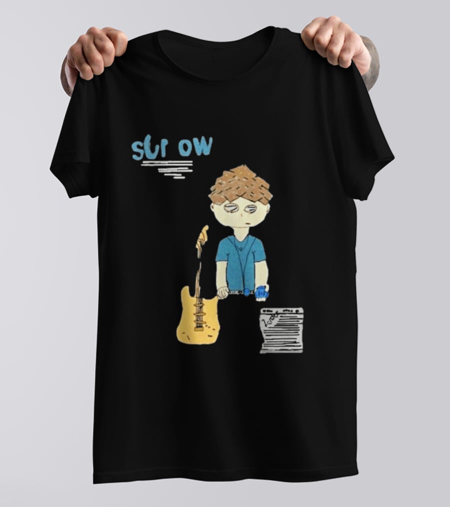 Sorrow Very Sorrow Days Blue Guitar T-Shirt