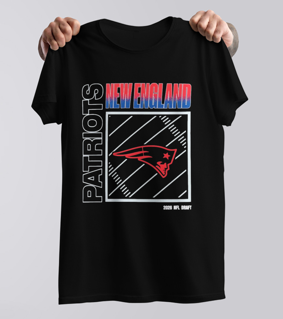 New England Patriots 2026 NFL Draft T-Shirt