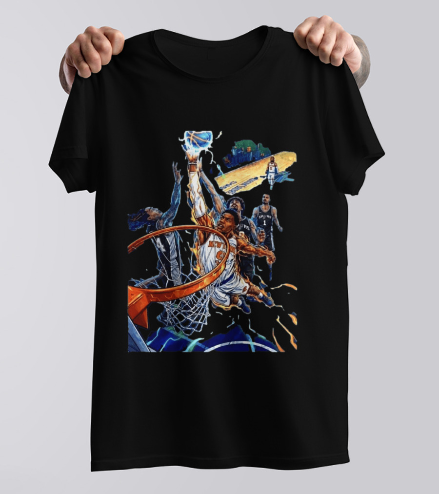 NBA Dunk NYC Knicks 2026 Showdown Championship Playoffs T-Shirt