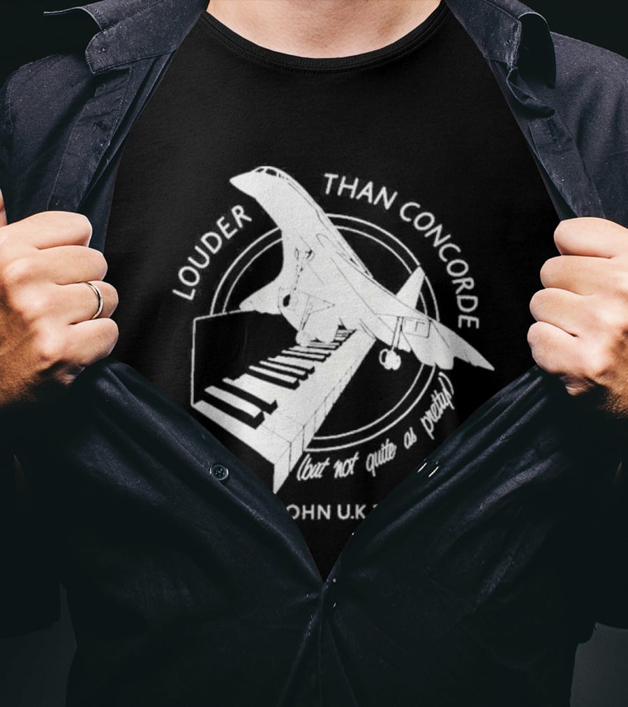 Louder Than Concorde The Elton John UK Tour 1976 T-Shirt
