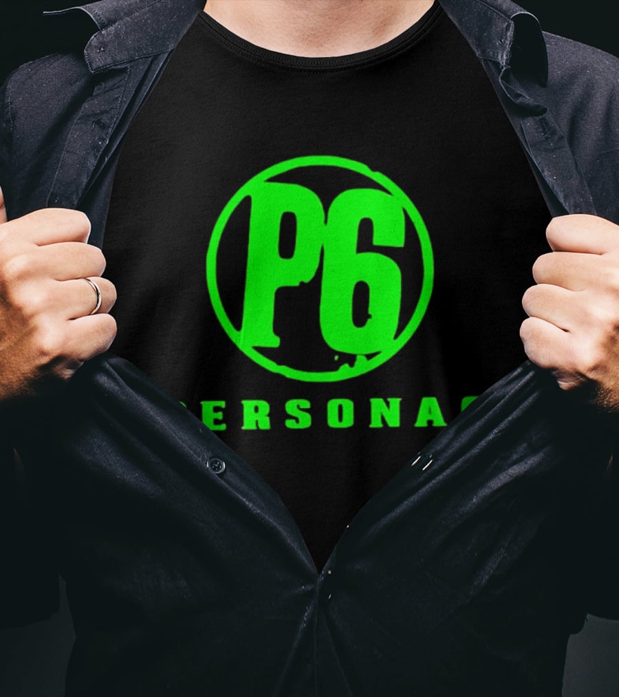 Persona 6 P6 Gaming Series Retro Green T-Shirt