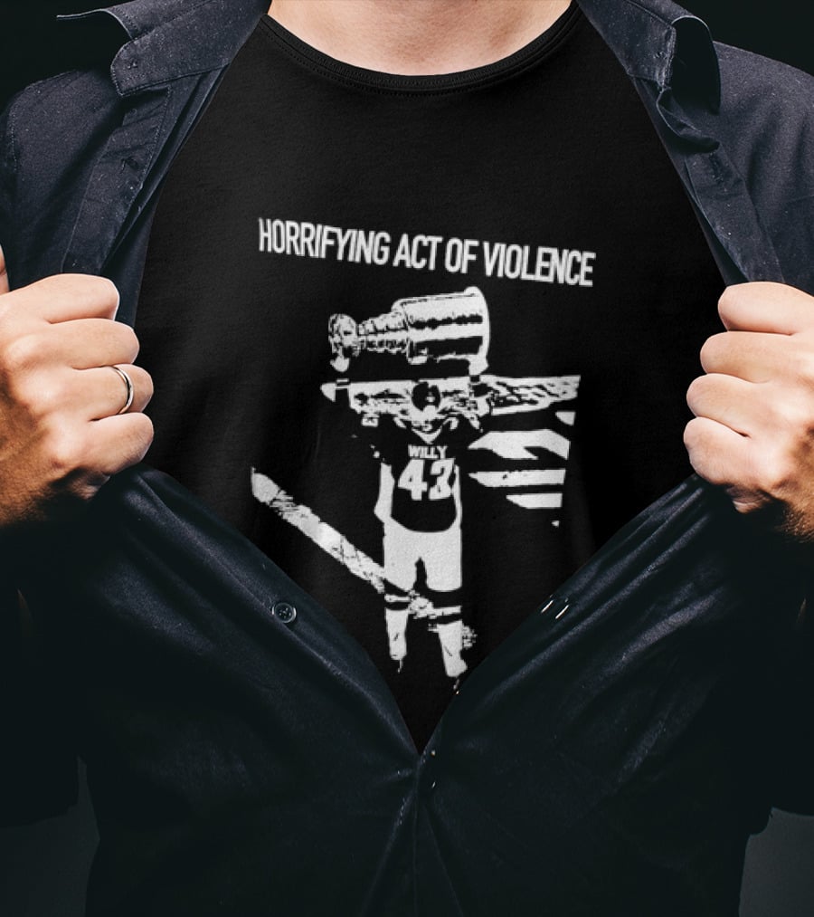 Tom Wilson Horrifying Act Of Violence Washington Capitals Championship Celebration T-Shirt