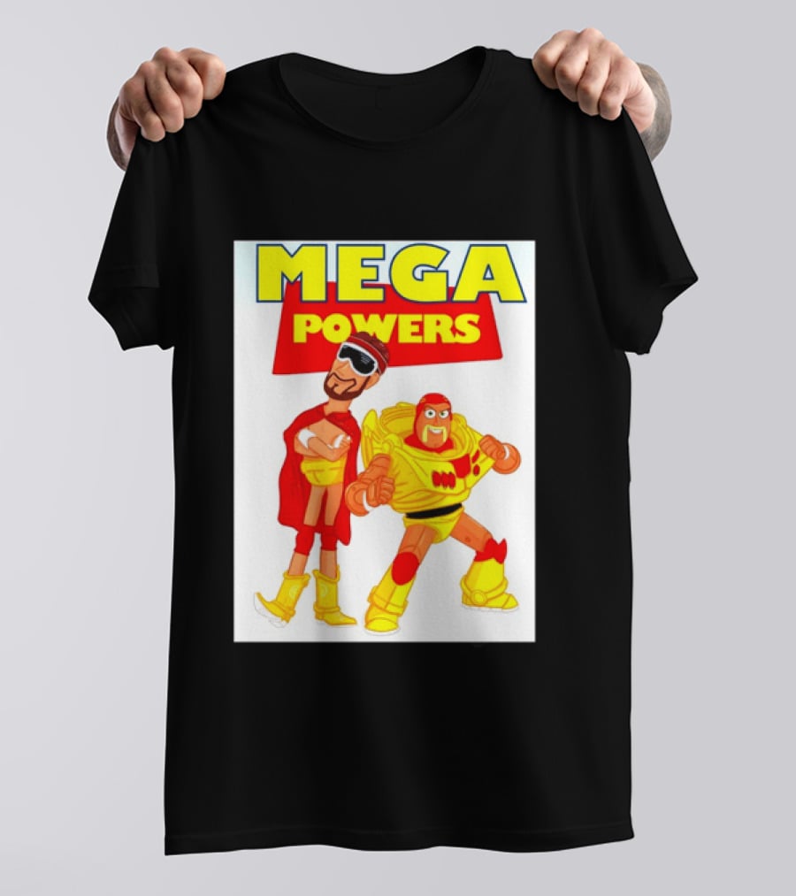 Randy Macho Man Savage Buzz Lightyear Hulk Hogan Toy Story WWE Mega Powers T-Shirt