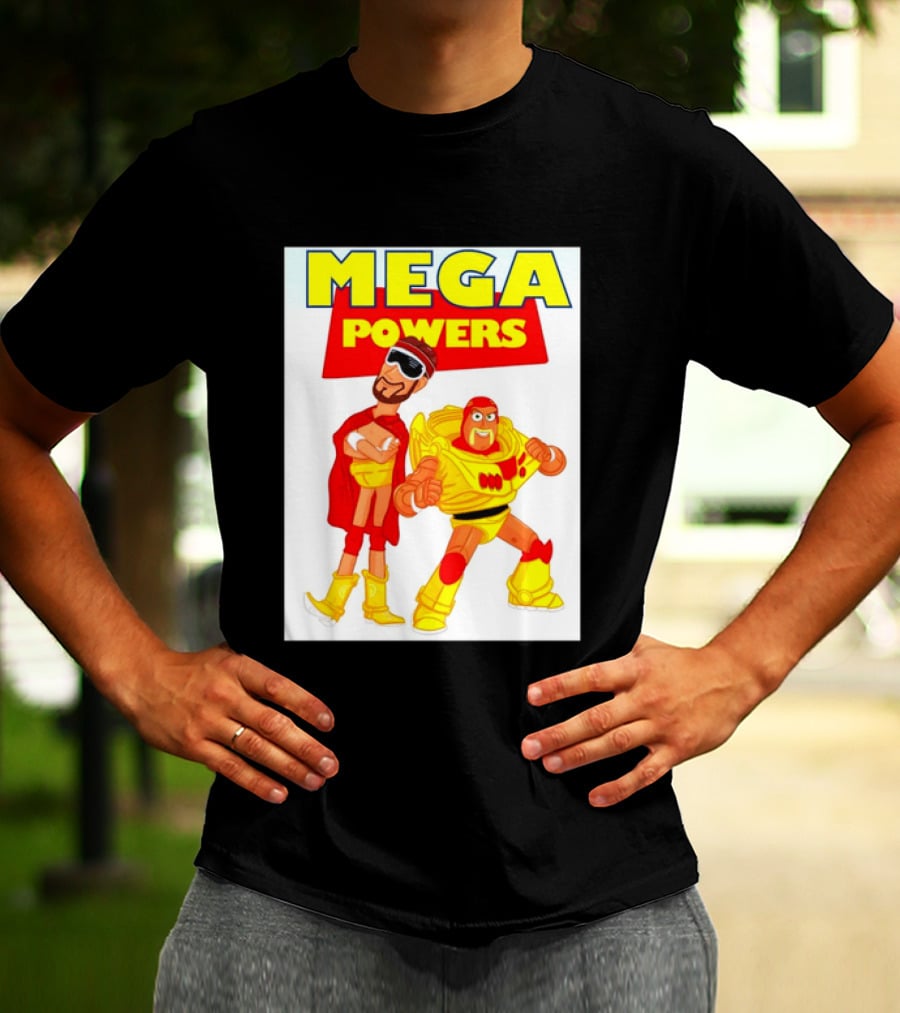 Randy Macho Man Savage Buzz Lightyear Hulk Hogan Toy Story WWE Mega Powers T-Shirt