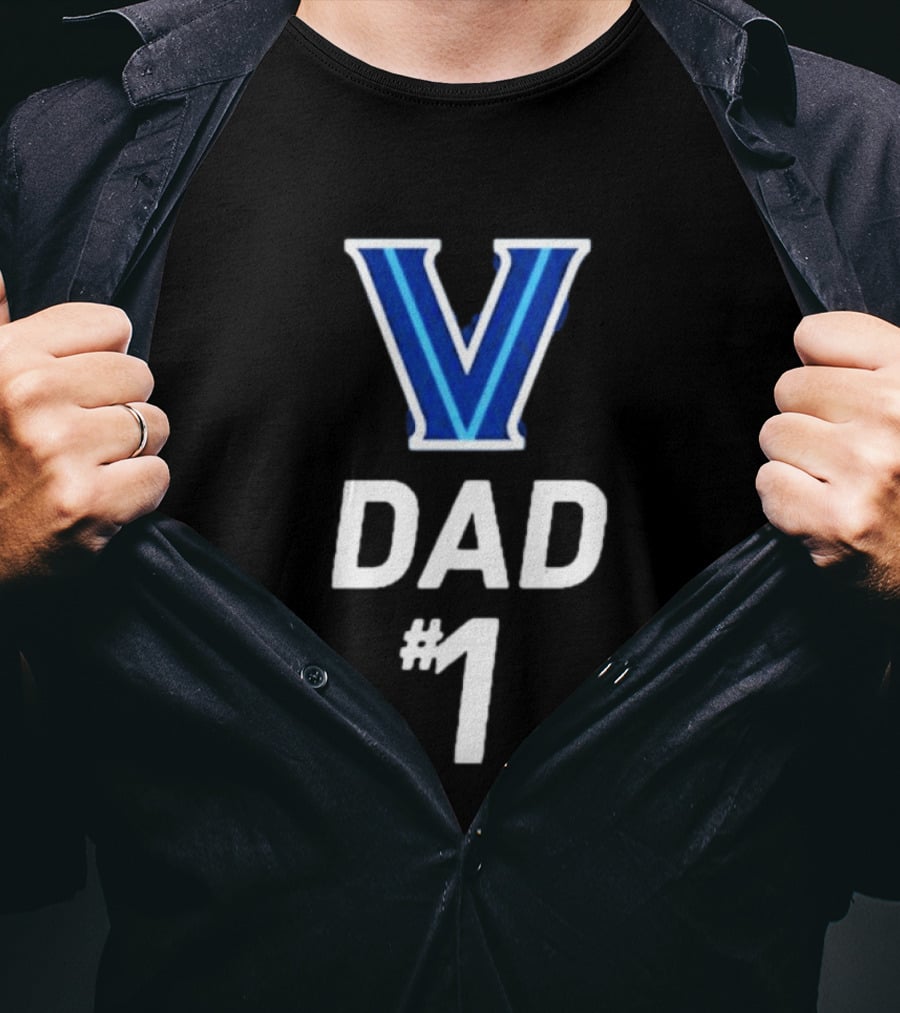 Villanova Number One Dad Father's Day 2026 T-Shirt