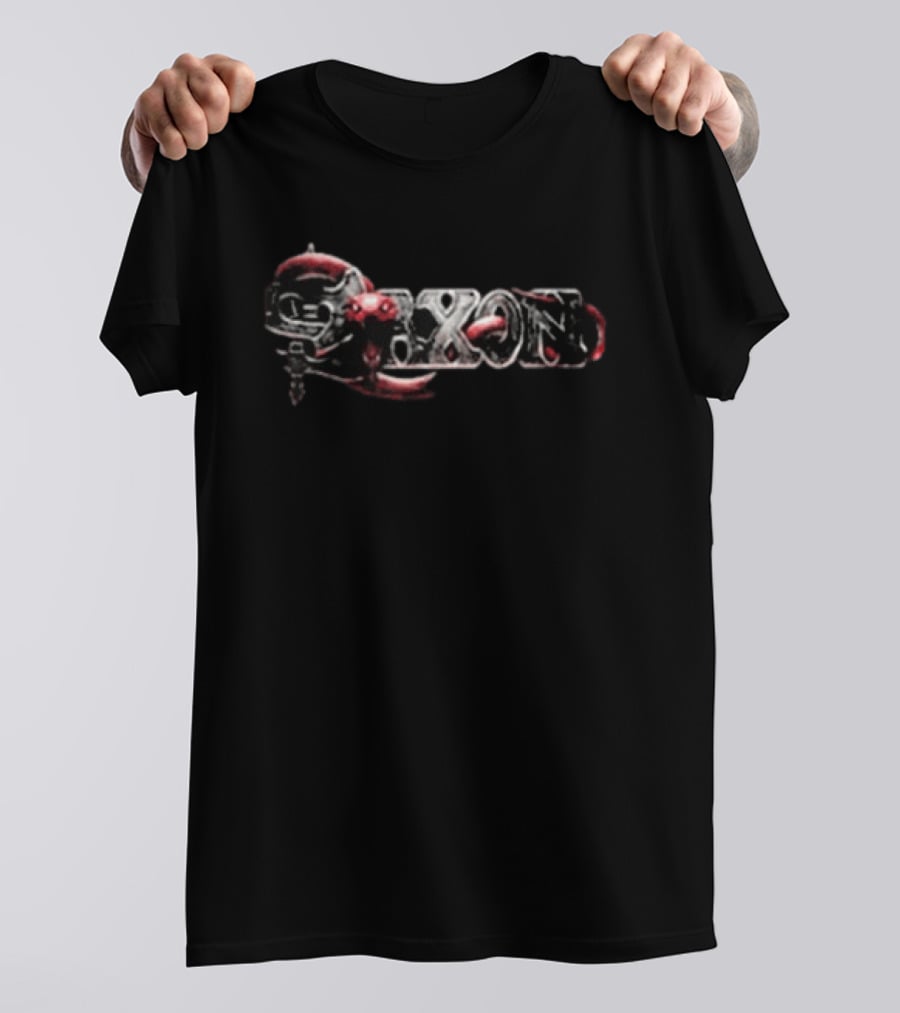 Saxon Gods Of Thunder World Tour 2027 Part I Exclusive Schedule T-Shirt