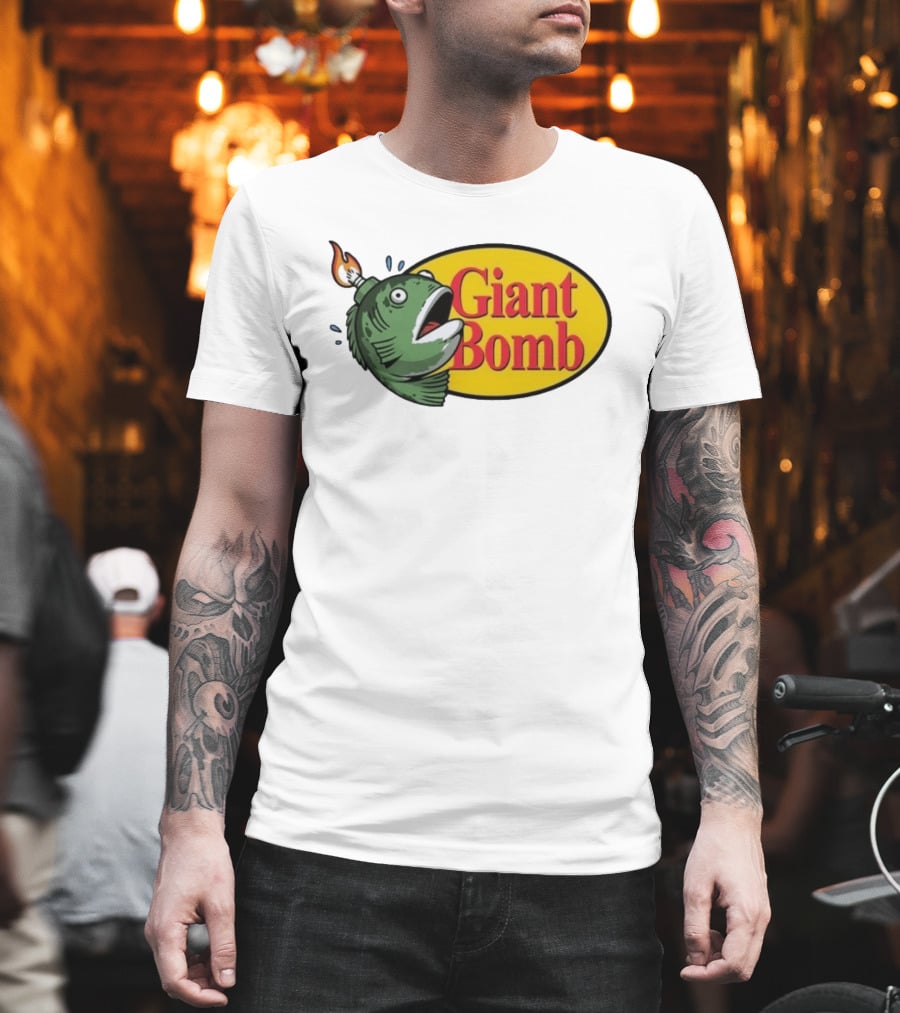 Giant Bomb Fish With Explosive Head T-Shirt