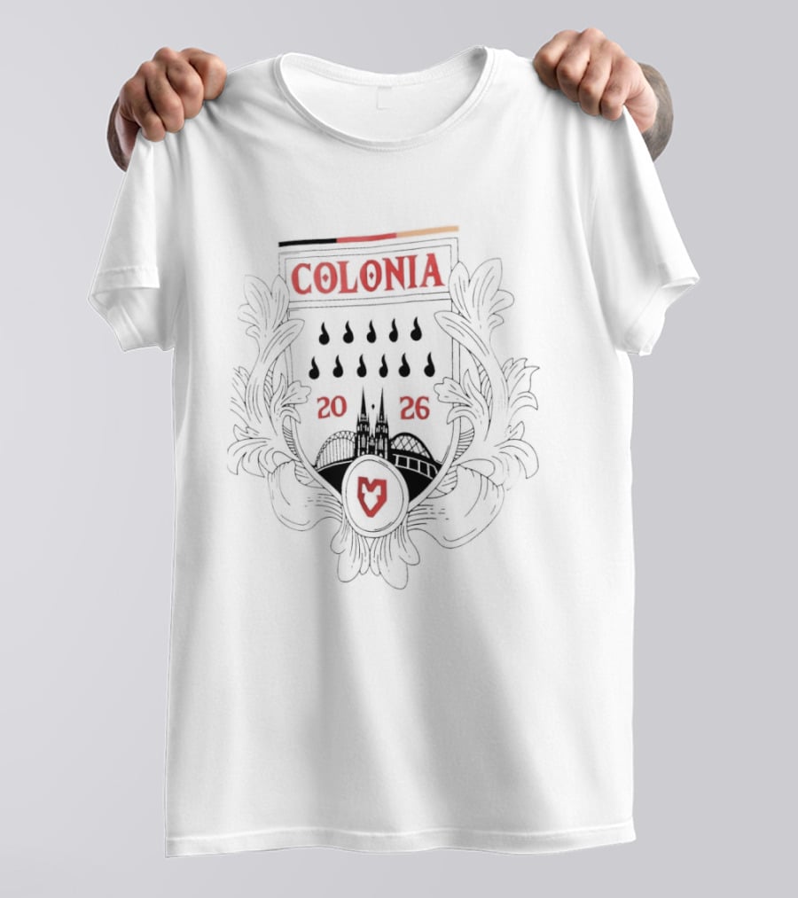 Colonia 2026 Germany Crest City Skyline T-Shirt