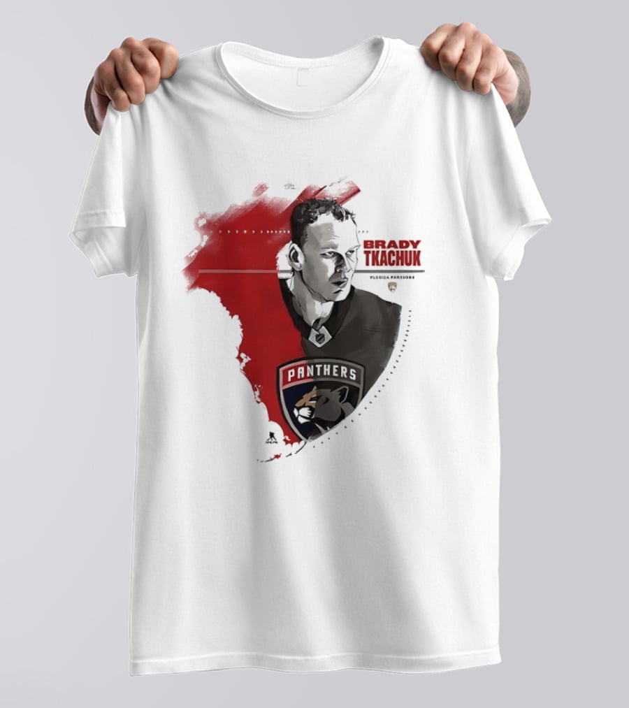 Florida Panthers Brady Tkachuk Portrait State Of Florida T-Shirt