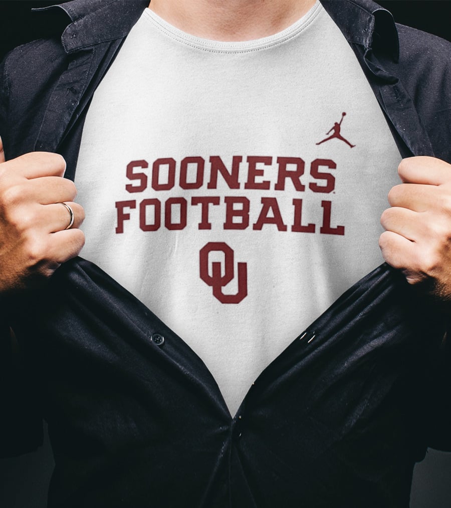 Oklahoma Sooners Football OU Jordan Brand T-Shirt